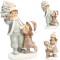 JK Home Décor - Φιγούρα με Παιδάκια από Πολυρεζίν 15.5cm 2Σχδ