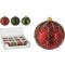 JK Home Décor - Μπάλα Χριστουγέννων Golden Drops από Γυαλί 8cm 4Σχδ