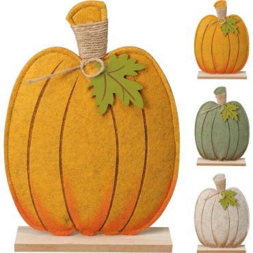 JK Home Décor - Κολοκύθα από Ύφασμα σε Βάση 18x25cm 3Σχδ
