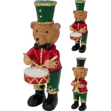 JK Home Décor - Αρκούδος από Πολυρεζίν 17.5cm 2Σχδ