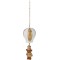 JK Home Décor - Στολίδι Μπαλόνι με Αρκουδάκι Πολυρεζίν 4x11cm