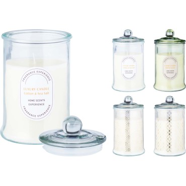 JK Home Décor - Κερί Αρωματικό Home Scents σε Γυαλί 10x18cm 4Σχδ
