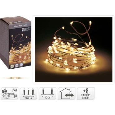 JK Home Décor - Λαμπάκια Silverwire WW 240LED 24M