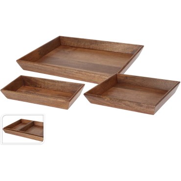 JΚ Home Décor - Δίσκος Mango 63x43x4cm S/3