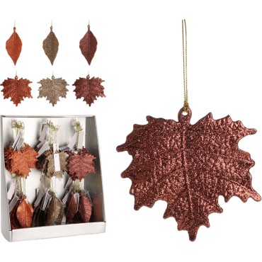 JK Home Décor - Leaf Hangdeco 13cm 6ASS Design