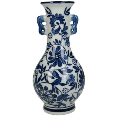 JΚ Home Décor - Βάζο Μπλε 21x10x10cm