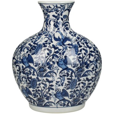 JΚ Home Décor - Βάζο Μπλε 31x9x25cm