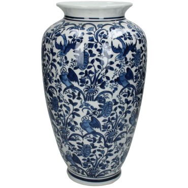 JK Home Décor - Βάζο Chinoiserie Κεραμικό 36x18x18cm