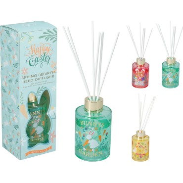 JΚ Home Decor - Διαχυτής Αρώματος Καλαμάκια 6x9.5cm 3Ass