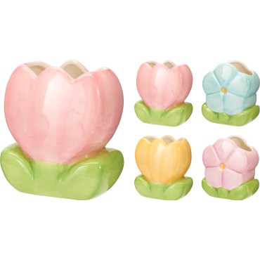 JΚ Home Decor - Γλάστρα 11x12cm 4Ass