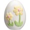 JΚ Home Decor - Πασχαλινό Αυγό με Κίτρινο Λουλούδι 8x11cm