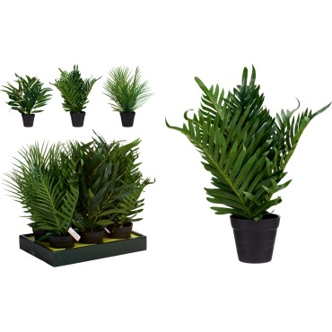 JΚ Home Decor - Δέντρο Διακοσμητικό σε Μαύρη Γλάστρα 48cm 3Ass