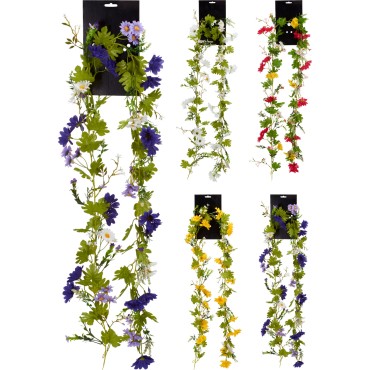 JΚ Home Decor - Γιρλάντα Λουλουδιών 180cm 4Ass