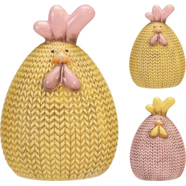 JΚ Home Decor - Κότα Δολομίτη 11cm 2Ass