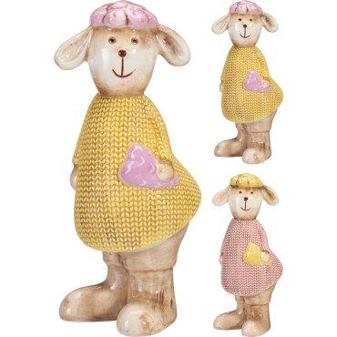 JΚ Home Decor - Πρόβατο Όρθιο 18cm 2Ass