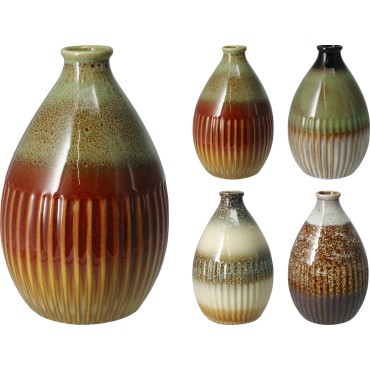 JΚ Home Decor - Βάζο Πορσελάνη 26cm 4Ass