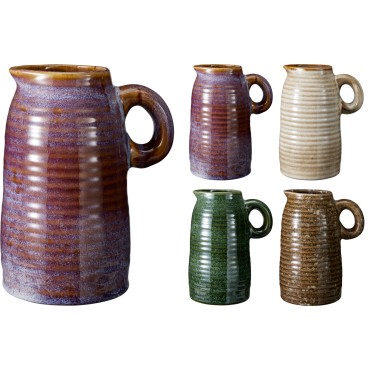 JΚ Home Decor - Βάζο Πορσελάνη 12x9x16cm 4Ass