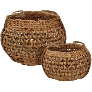 JΚ Home Decor - Καλάθι Θαλάσσιο Χόρτο S/2