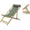 JK Home Décor - Σεζλόνγκ από Bamboo Πράσινο 112x60x80cm