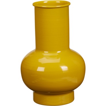 JΚ Home Decor - Βάζο 26cm Κίτρινο