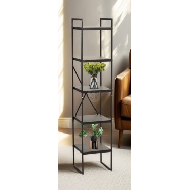 JΚ Home Decor - Επιτοίχια Ραφιέρα Μεταλλική 27x27x130cm