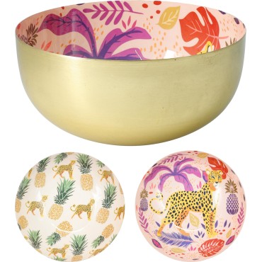 JΚ Home Decor - Μπολ με Στάμπα 20x9cm 2Ass