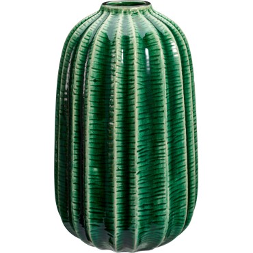 JΚ Home Decor - Βάζο Κάκτος 29cm Δολομίτη Πράσινο