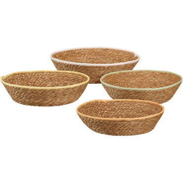 JΚ Home Decor - Καλάθι Θαλάσσιο Χόρτο 40x9cm 4Ass