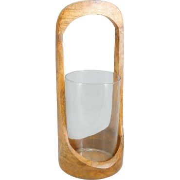 JΚ Home Decor - Φανάρι 16x37cm Ξύλο Μάνγκο