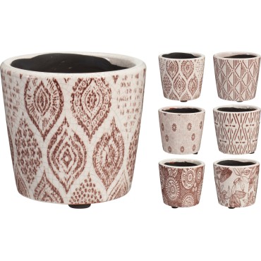 JΚ Home Decor - Γλάστρα 10x9cm 6Ass 