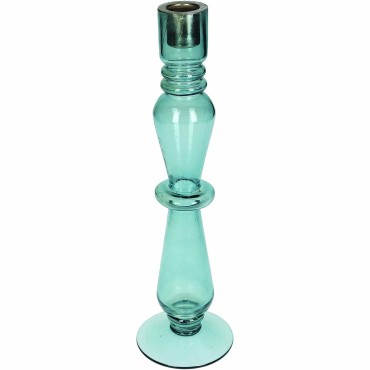 JΚ Home Décor - Κηροπήγιο Mix & Match Μπλε 7.7x7.7x27cm