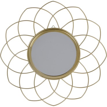 JK Home Décor - Mirror with Metal Frame