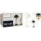 JK Home Décor - Επιτραπέζιο Φωτιστικό από Μέταλλο Μαύρο 18x36cm