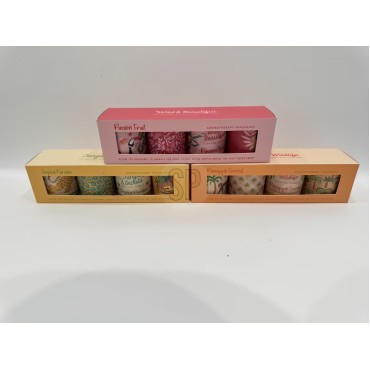 JΚ Home Decor - Αρωματικά Κεριά σε Γυαλί 4x5cm 3Ass S/4