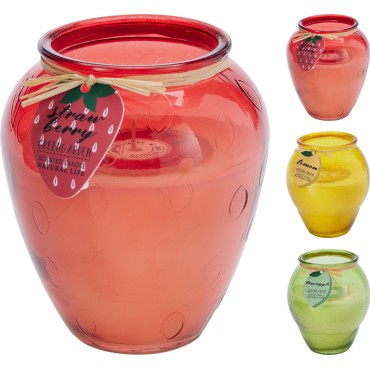 JΚ Home Decor - Αρωματικό Κερί σε Γυαλί 13x15cm 3Ass