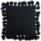 Cushion Tassels Cotton Black 45x45cm