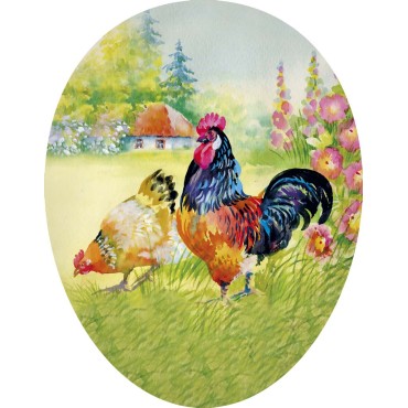 JK Home Décor - Αυγό Χάρτινο Ανοιγόμενο Easter 12cm 6Σχδ