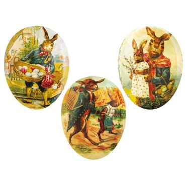 JK Home Décor - Pictorial Easter Eggs Country Living 35cm
