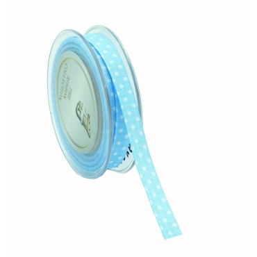 JΚ Home Décor - Κορδόνι Γκρο Βαμβακερό Πουά-Καρρώ 1.2cmX9m