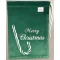 JΚ Home Decor - Πουγγί Κορδόνι Velvet Merry Christmas Μπαστούνι 30x40cm