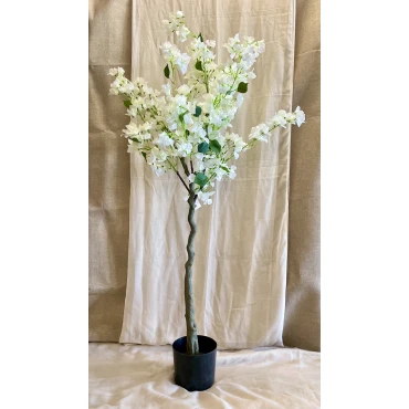 JK Home Décor - Δέντρο Βουκαμβιλια Λευκό 150cm