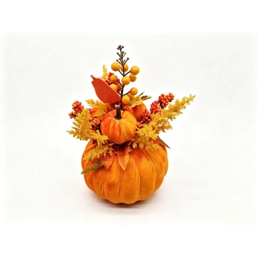 33CM Autumn Decorated Punpkin Hanging Deco