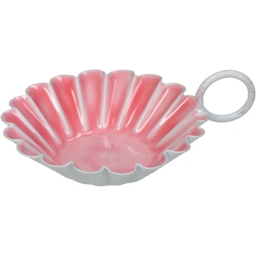 JK Home Décor - Bowl Metal Pink 12x10x4cm