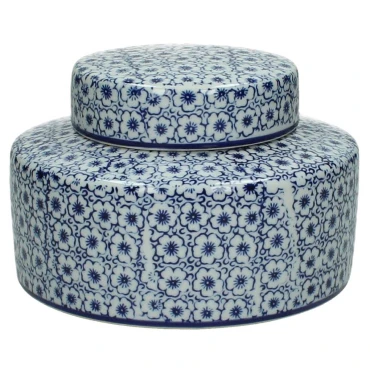 JΚ Home Décor - Βάζο Μπλε 12x17x17cm