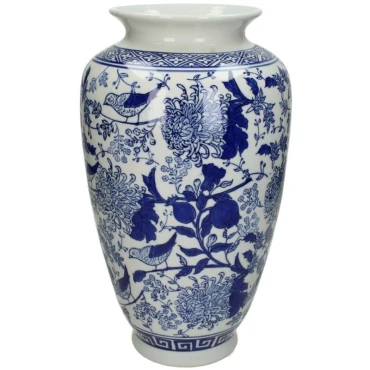 JΚ Home Décor - Βάζο Μπλε 36x18x18cm