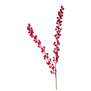 JK Home Décor - Κλαδί Berries Κόκκινο 80cm