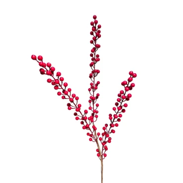 JK Home Décor - Κλαδί Berries Κόκκινο 86cm
