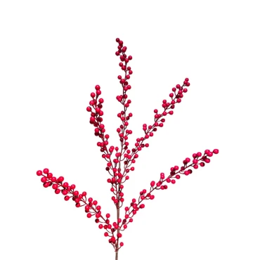 JK Home Décor - Κλαδί Berries Κόκκινο 95cm