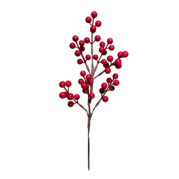 JK Home Décor - Κλαδί Berries Κόκκινο 40cm