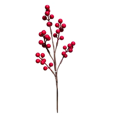 JK Home Décor - Κλαδί Berries Κόκκινο 40cm